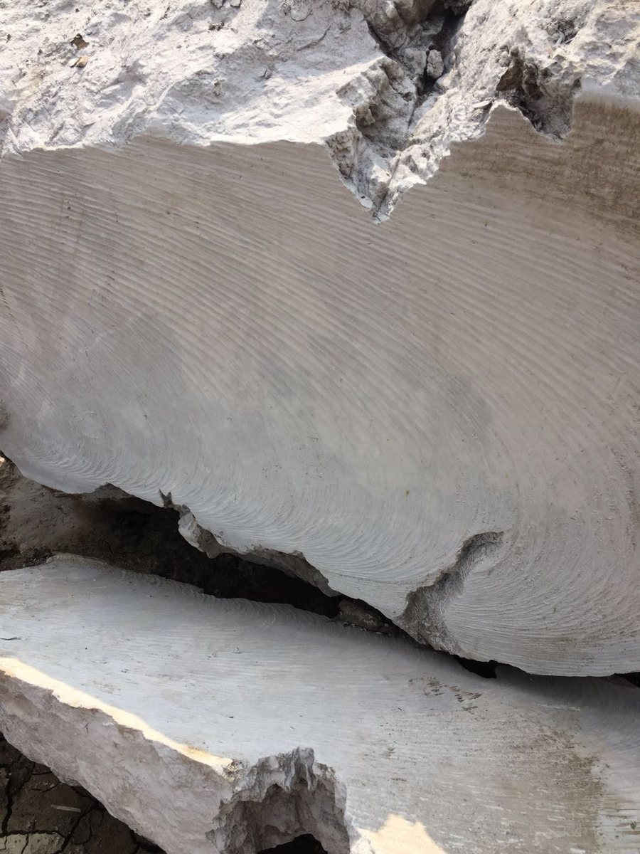 Cut and layered stone surface